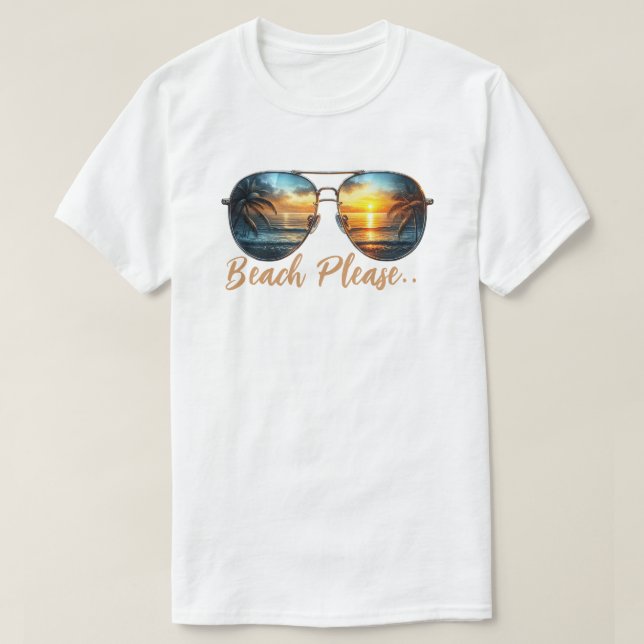 Beach, tack t shirt (Design framsida)
