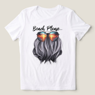 Beach, tack t shirt