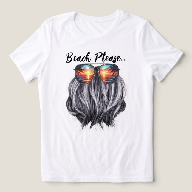 Beach, tack t shirt (Design Framsida)