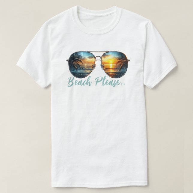 Beach, tack t shirt (Design framsida)