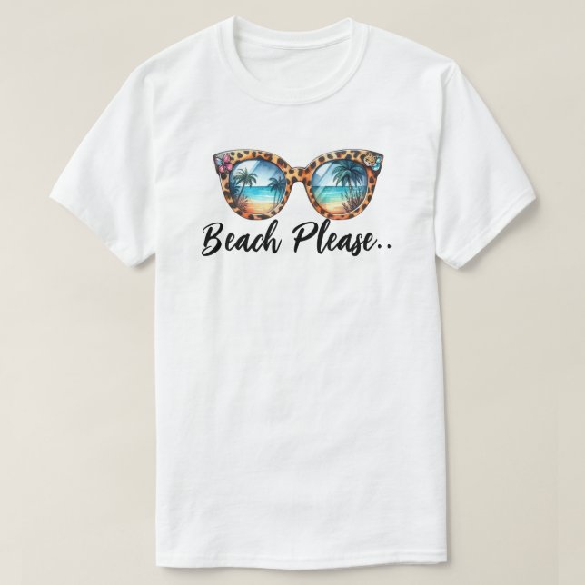 Beach, tack t shirt (Design framsida)