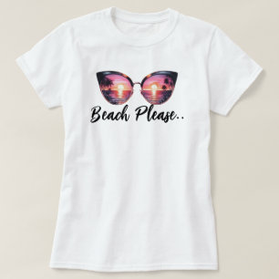 Beach, tack t shirt