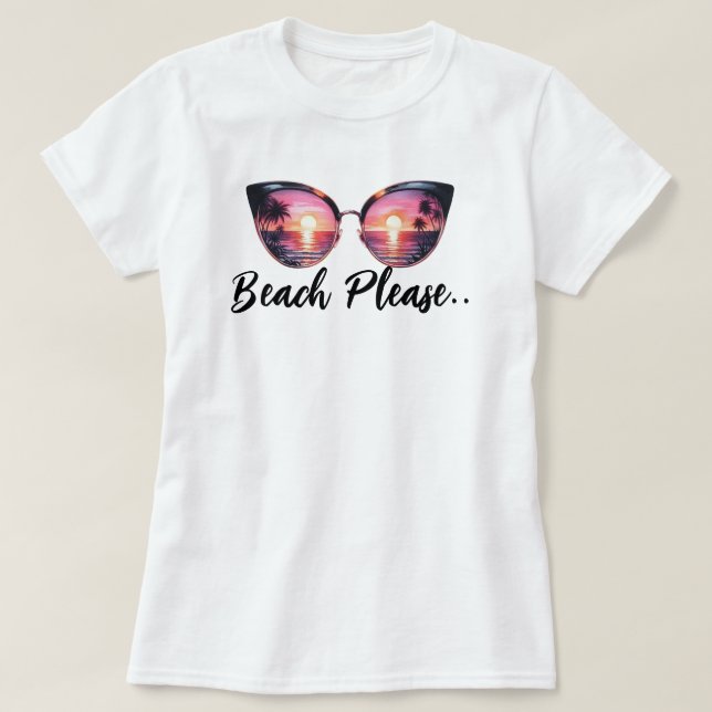 Beach, tack t shirt (Design framsida)