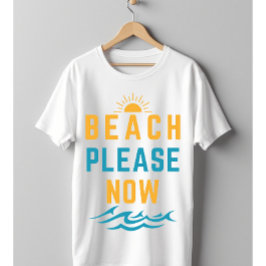 Beach, tack t shirt
