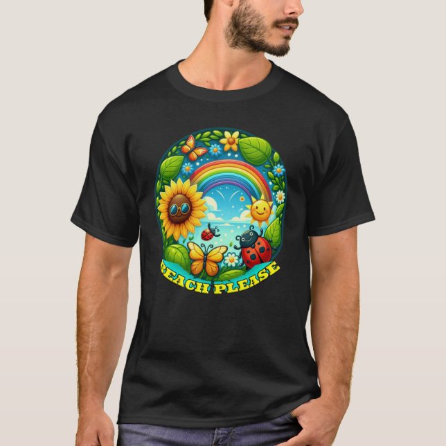 Beach, tack t shirt (Framsida)