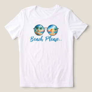 Beach, tack t shirt