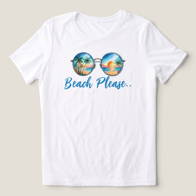 Beach, tack t shirt (Design Framsida)