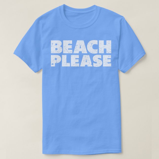 Beach, tack t shirt (Design framsida)