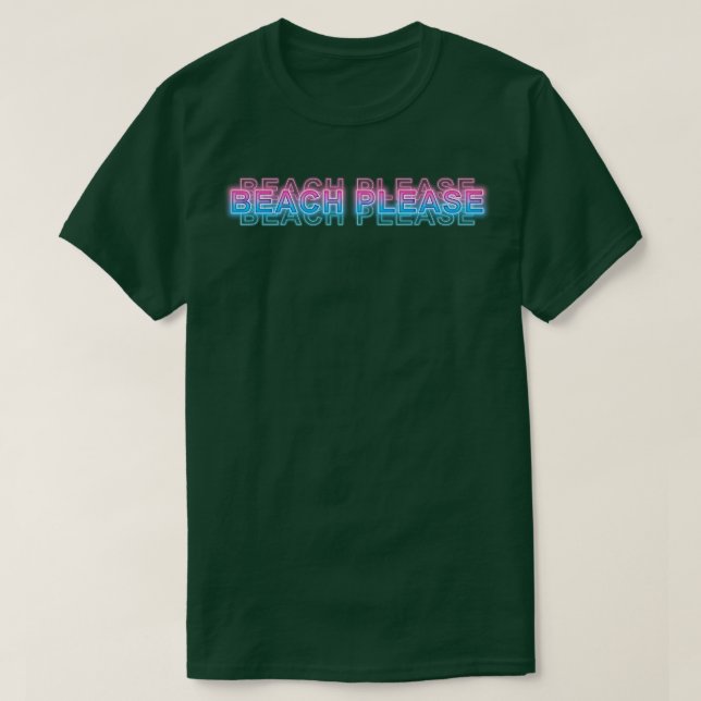 Beach, tack t shirt (Design framsida)