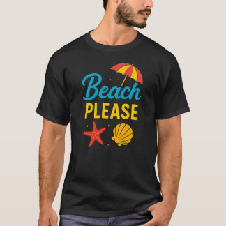 Beach, tack t shirt