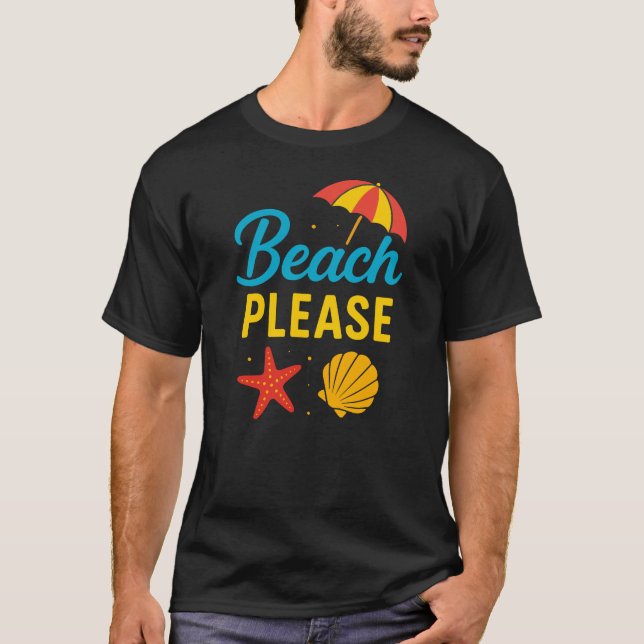 Beach, tack t shirt (Framsida)