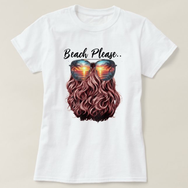 Beach, tack t shirt (Design framsida)