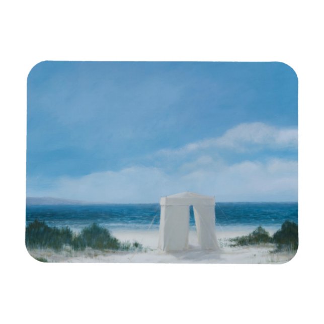 Beach Tält 2012 Magnet (Horisontell)