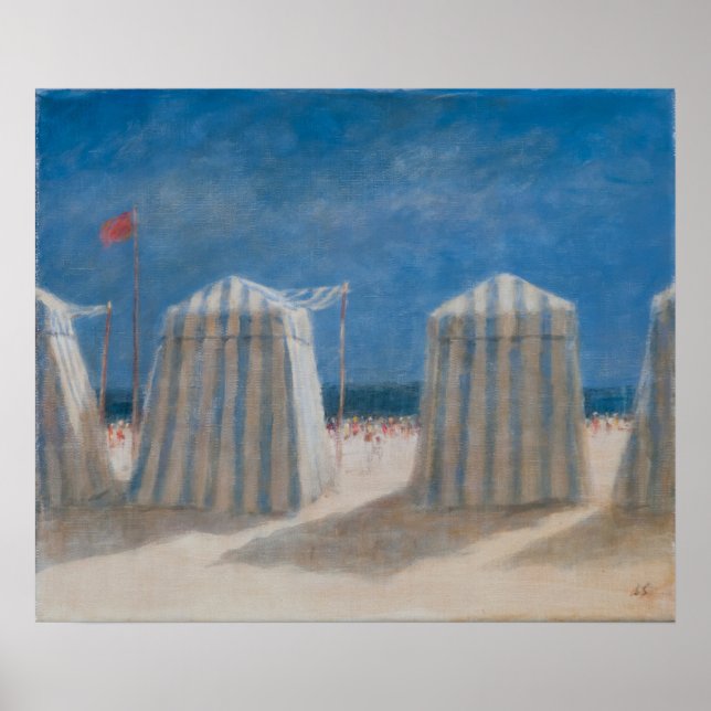 Beach Tält Brittany 2012 Poster (Framsidan)