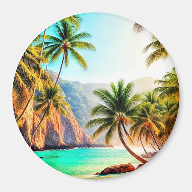 Beach tapet magnet (Framsidan)