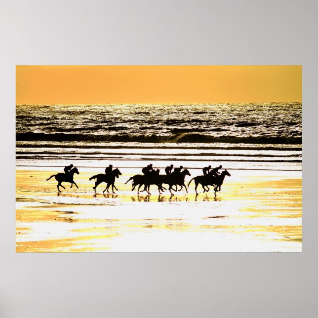 Beach Tävla Kerry Ireland Poster (Framsidan)