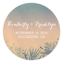 Beach Teal and Blue Underwater Wedckers