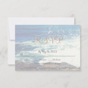 Beach Thame Seaside Bröllop OSA Card Kort
