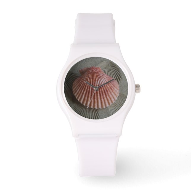 Beach Thated Seashell Watch Armbandsur (Framsida)