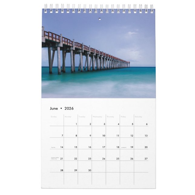 Beach Théean Photo Gift Kalender (Jun 2026)