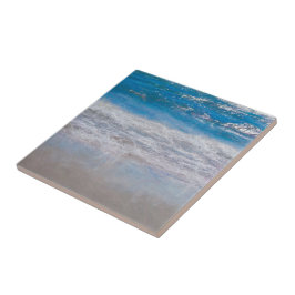 Beach Théme Blue White Ocean Vinkar Nautical Kakelplatta
