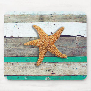 Beach Theme Starfish Bröllop Rustic Musmatta