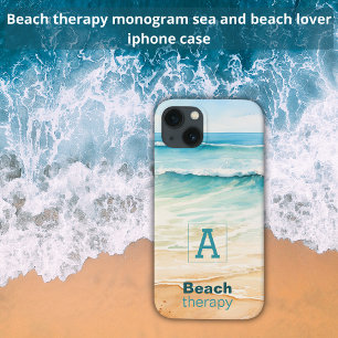 Beach Therapy I Ocean Summer Vibes Monogram