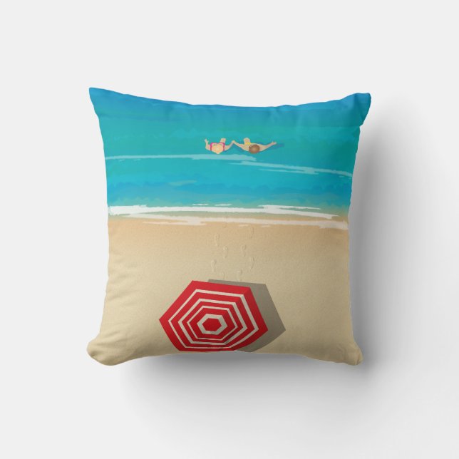 Beach-tid! Kudde (Framsida)