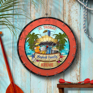 Beach Tiki Pub Dart Board Darttavla
