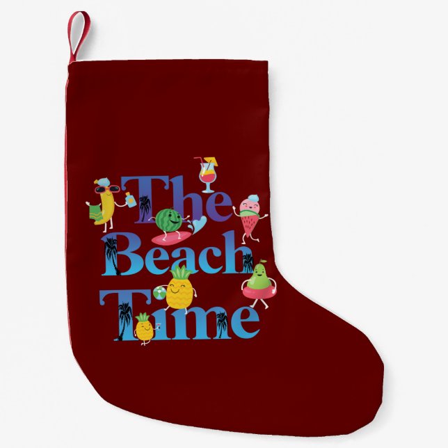 Beach Time Liten Julstrumpa (Framsidan)