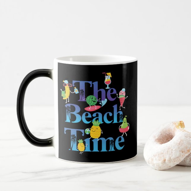 Beach Time Magisk Mugg (Med munk)