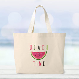 Beach Time Tote Bag Jumbo Tygkasse