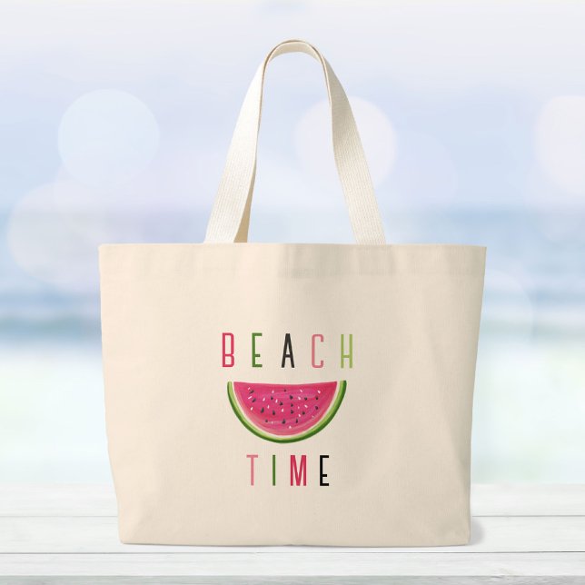 Beach Time Tote Bag Jumbo Tygkasse (Skapare uppladdad)