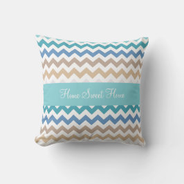 Beach Tones Chevron Kudde