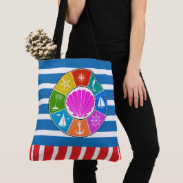 Beach Tote Bag - se Tillbaka Tygkasse