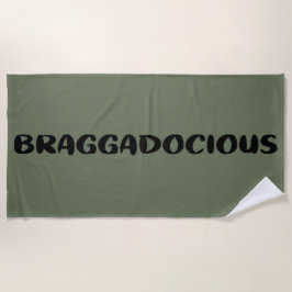 BEACH TOWEL - BRAGGADOCIOUS
