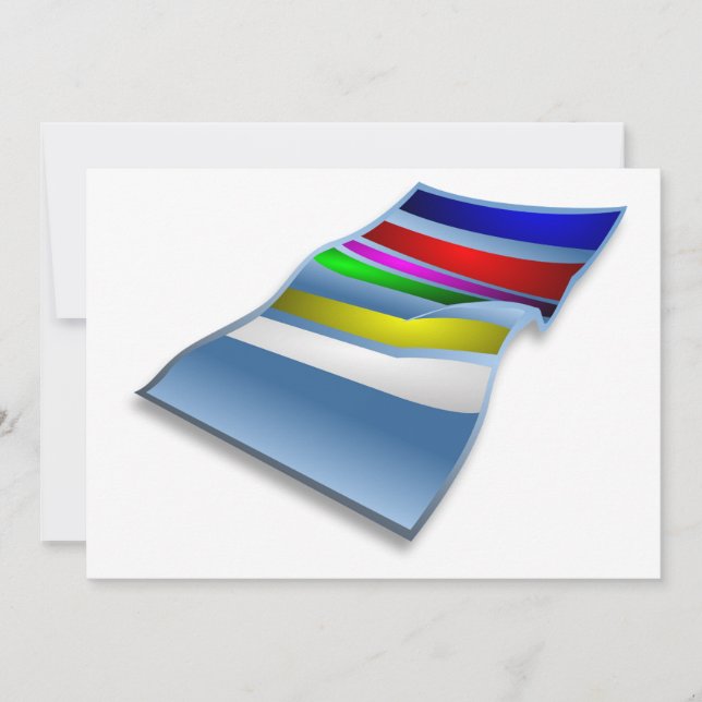 Beach Towel-inbjudningar Inbjudningar (Framsida)