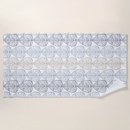 Beach Towel med ornament från abstrakt.