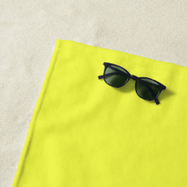 Beach Towel, Neon Gult