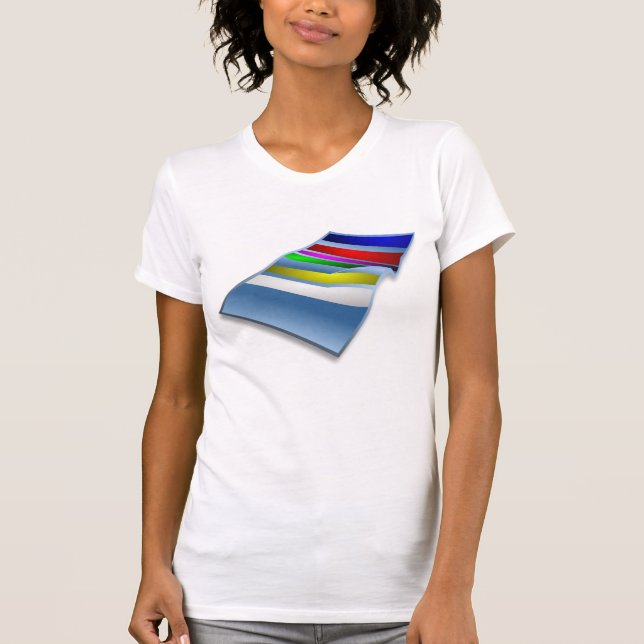 Beach Towel Womens T-Shirt (Framsida)