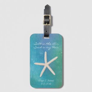 Beach Travel Bröllop Luggage Tag Bagagebricka