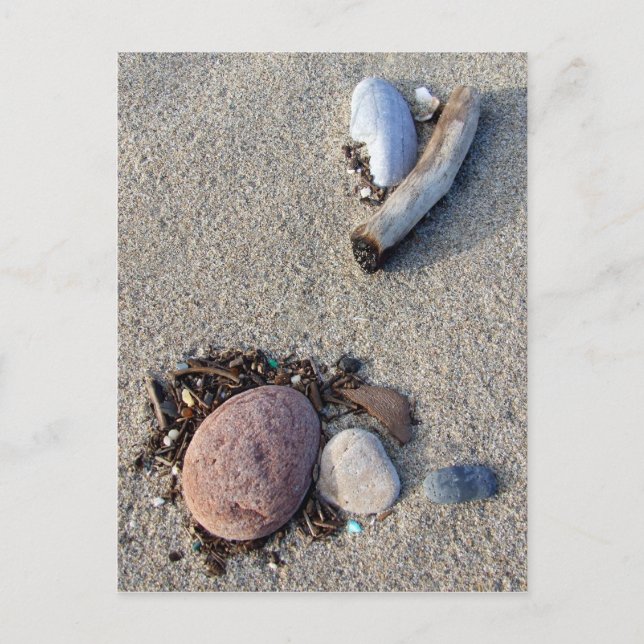 Beach Treasures vykort (Framsida)