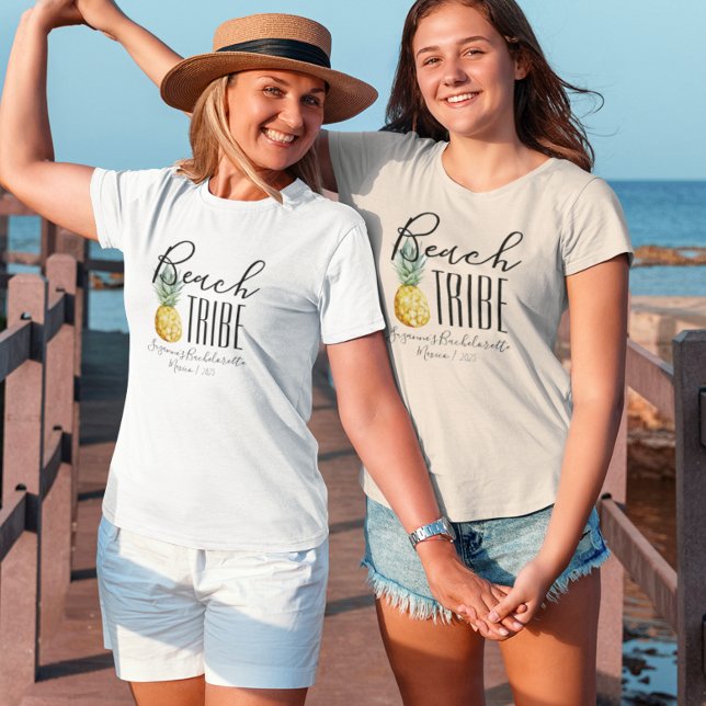 Beach Tribe Girl's Resa Bachelorette Vacation T Shirt (Skapare uppladdad)