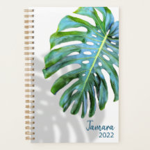 Beach/Tropical Löv w Shadow Script Namn White