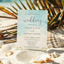 Beach Tropical Nautical Destination Wedding