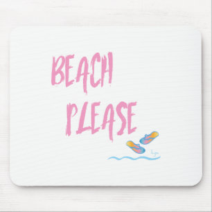 Beach, Tropical Stil sommargrafik Musmatta