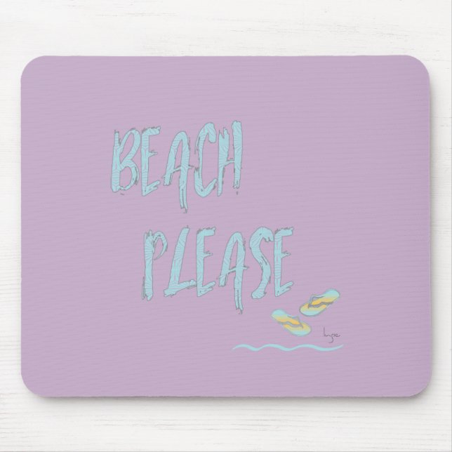 Beach, Tropical Stil sommargrafik Musmatta (Framsidan)