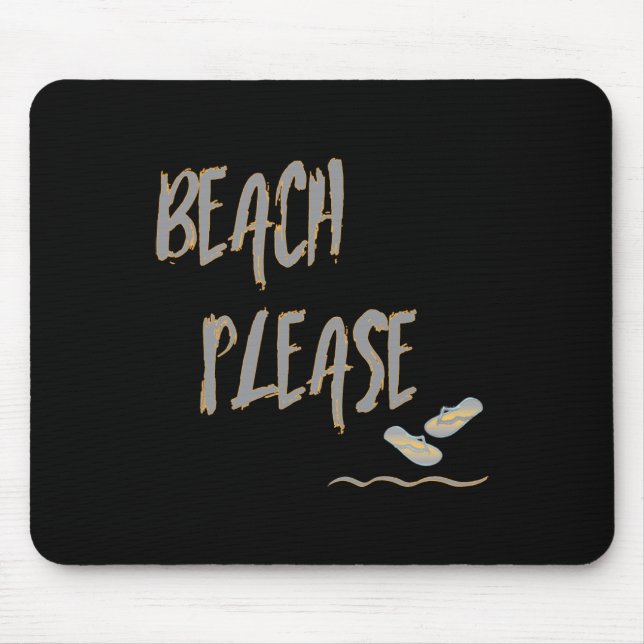 Beach, Tropical Stil sommargrafik Musmatta (Framsidan)
