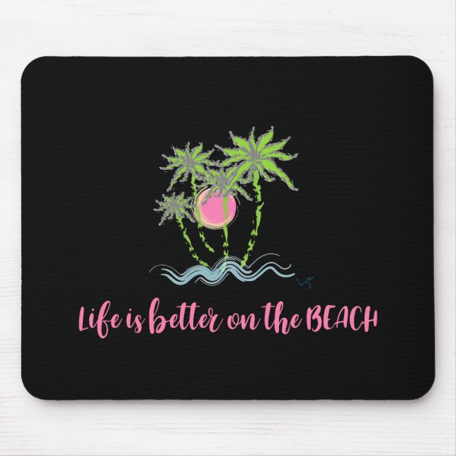 Beach Tropical Stil Summer Graphic Musmatta (Framsidan)