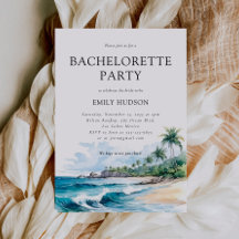 Beach Tropical Summer Bachelorette Party